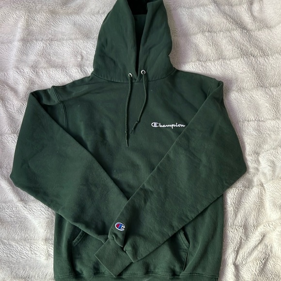 forest green champion hoodie - Picture 1 of 5